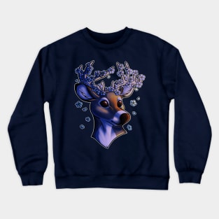 Forget Me Not in Blue Crewneck Sweatshirt